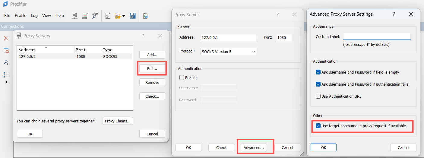 Proxifier代理Discord